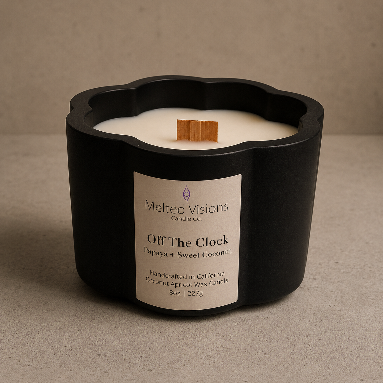 Off The Clock | Concrete Candle (while inventory lasts)